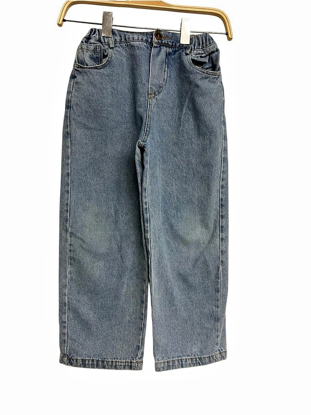 Fostered Collection Straight Leg Denim Size 8 Jeans Medium Wash